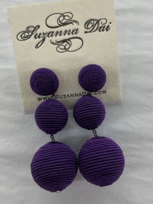 Silk Gumball Drop Earrings by Suzanna Dai