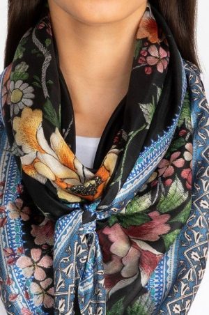 Vintage Japanese Scarf by Johnny Was