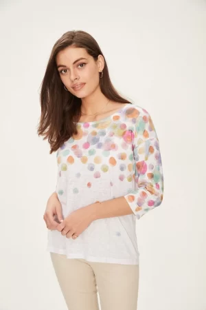 Cascading Dots Top by French Dressing Jeans