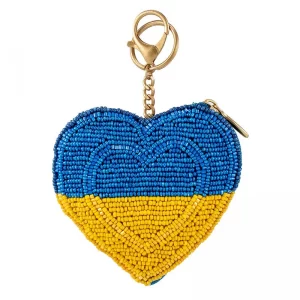 Love not War Coin Purse/Key Fob by Mary Frances