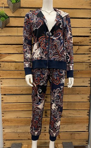 FALL PAISLEY FRENCH TERRY JOGGER