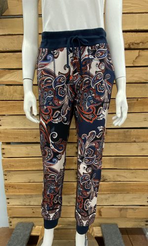 Fall Paisley French Terry Jogger